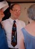 Garrett's tie illustrates a Beatles song